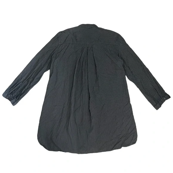 OSKA | Grey Oversized Long Sleeve Button Down Tunic Top - Picture 3 of 13